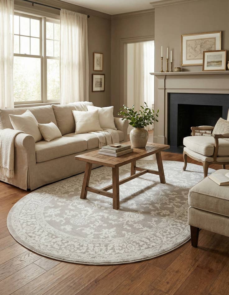 Detail image of 5' 3 x 8' Charlotte Oval Rug