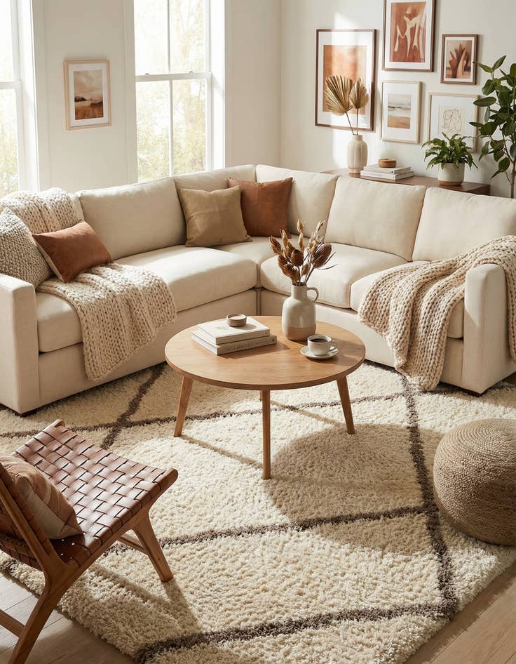 Detail image of 9' x 12' Infinity Shag Rug