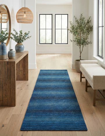 2' 9 x 9' 10 Hand Knotted Darya Wool Runner Rug