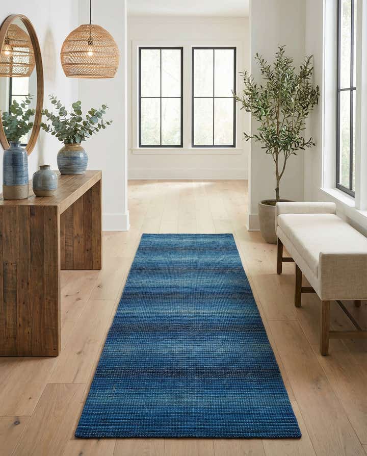 2' 9 x 9' 10 Hand Knotted Darya Wool Runner Rug