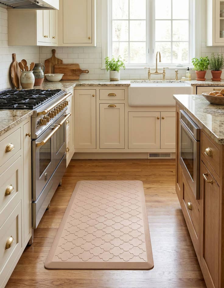 Detail image of 2' x 5' Solid Trellis Anti-Fatigue Comfort Mat