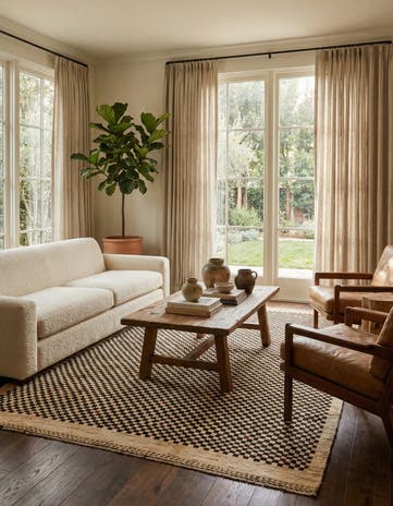 5' 8 x 8' Hand Knotted Moroccan Wool Rug