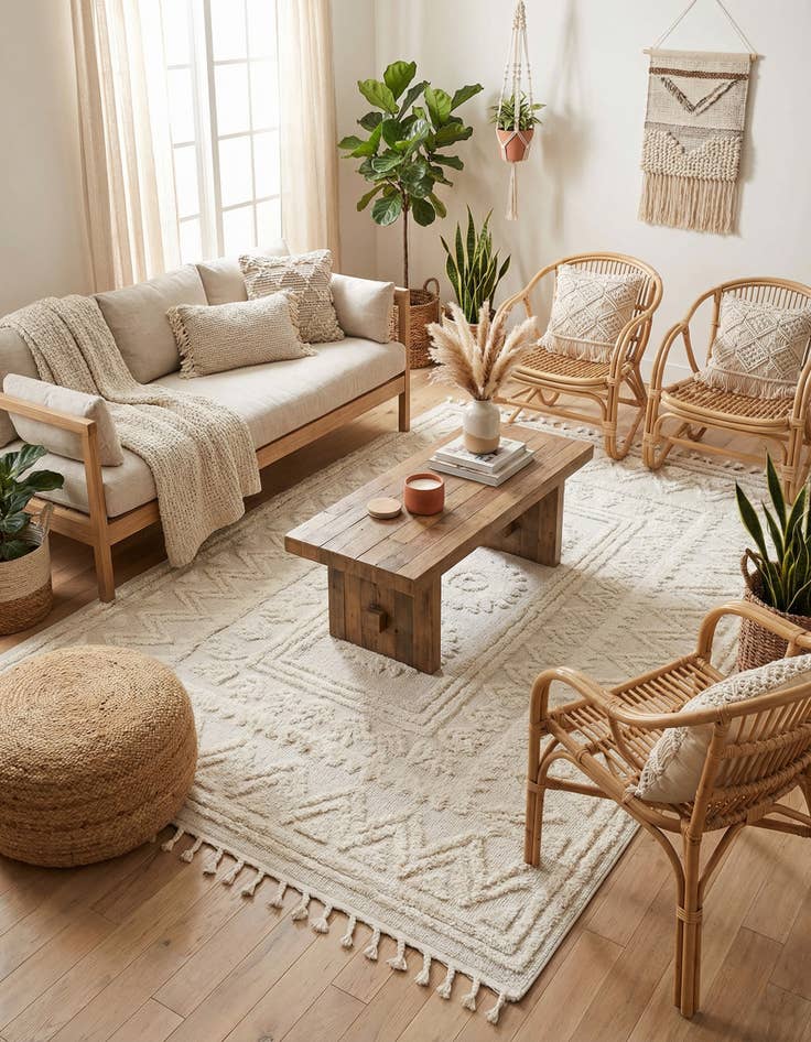 Detail image of 6' x 9' Boho Rug