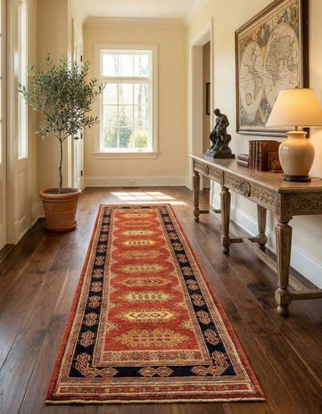 2' 11 x 9' 11 Luribaft Wool Runner Rug