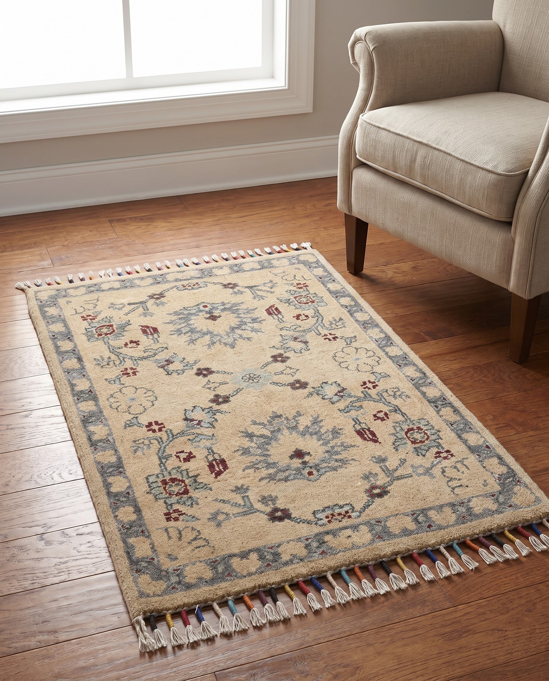 2' x 3' Hand Knotted Ariana Ziegler Rug