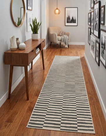 Dark Gray SoHo Runner Rug