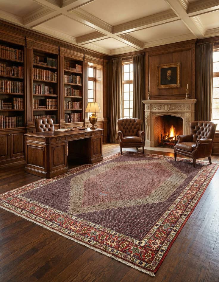 Detail image of 8' 4 x 11' 3 Bidjar Wool Rug