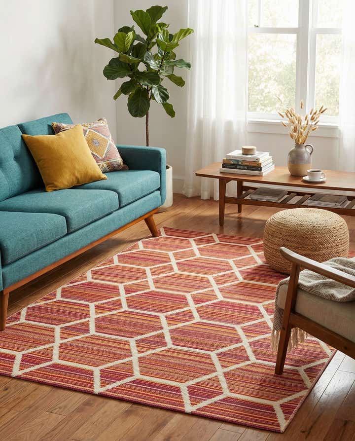 5' x 8' Easy-Clean Vista Breeze Indoor / Outdoor Rug