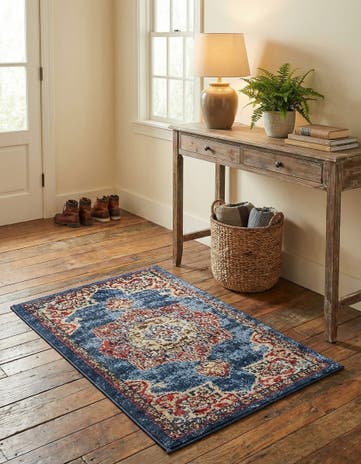 Dark Blue Eden Rug
