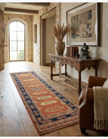 2' 8 x 9' 7 Luribaft Wool Runner Rug