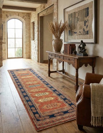 2' 8 x 9' 7 Luribaft Wool Runner Rug