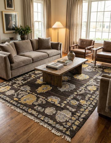 8' 1 x 10' 4 Hand Knotted Darya Wool Rug