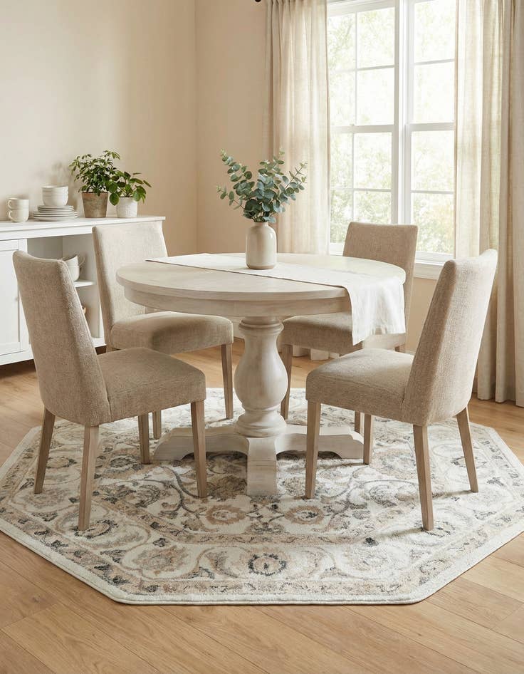 Detail image of  7' x 7' Aurelia Octagon Rug