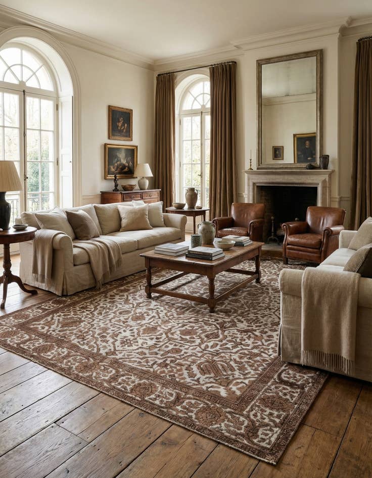 Detail image of  9' 4 x 12' 9  Hand Knotted Ultra Vintage Persian Wool Rug