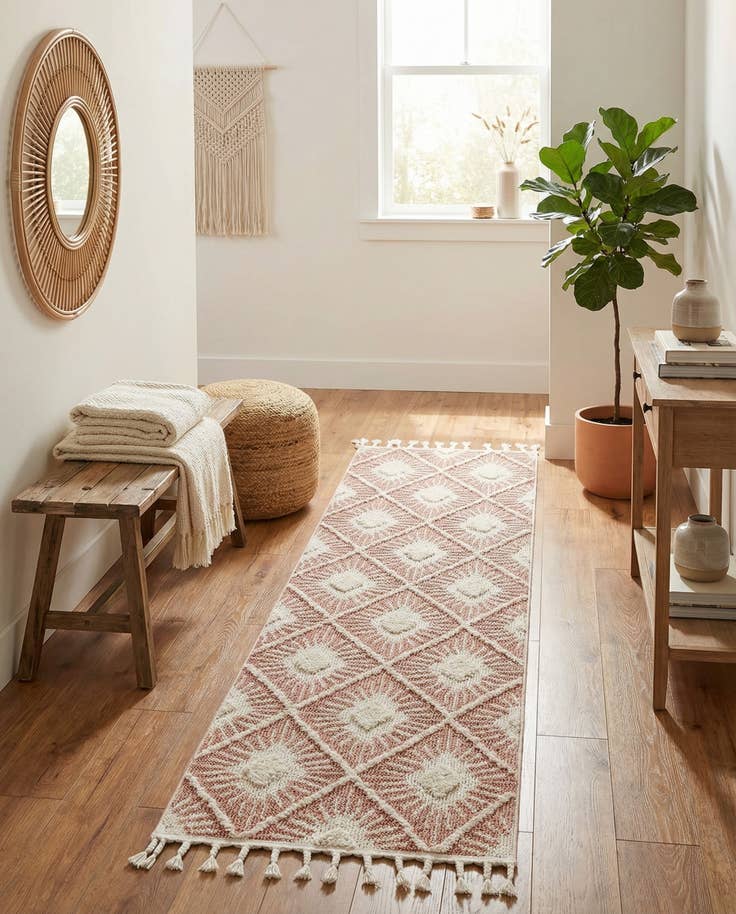 Detail image of 2' x 8' Boho Runner Rug