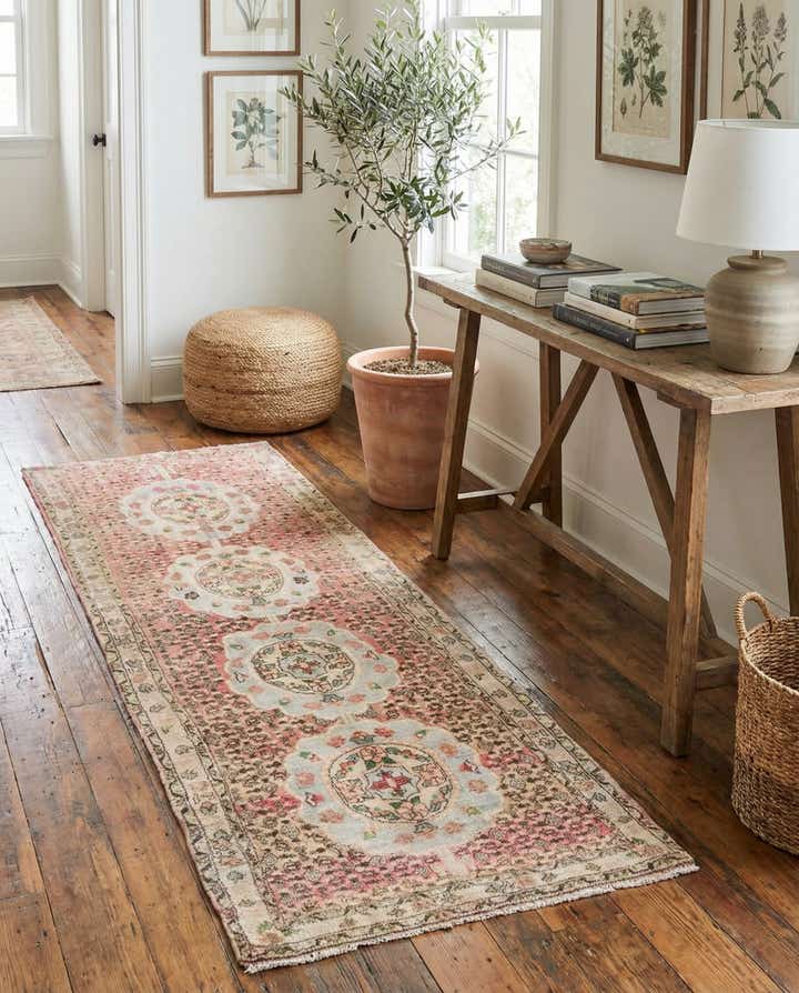 2' 1 x 7' 1 Hand Knotted Ultra Vintage Persian Wool Runner Rug