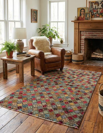 3' x 5' 4 Hand Knotted Balouch Wool Rug