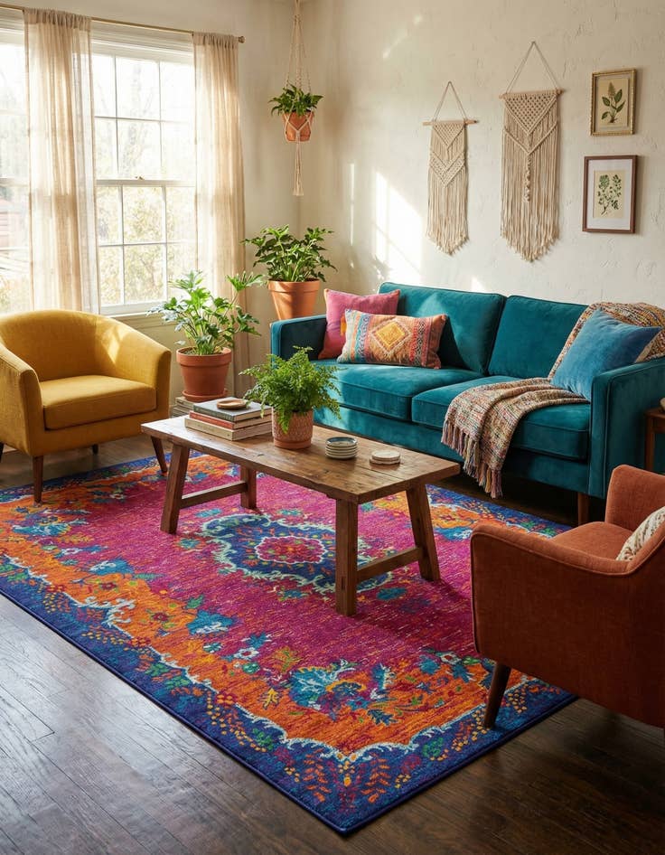 Detail image of 7' 10 x 10' Calypso Rug