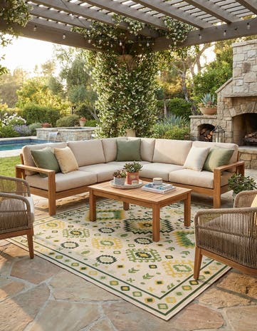 9' x 12' Easy-Clean Baja Indoor / Outdoor Rug