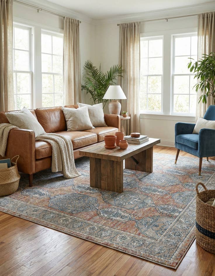 Detail image of 7' 10 x 7' 10 Lola Square Rug