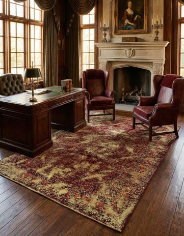 6' 3 x 9' 10 Vintage Royal Wool Rug