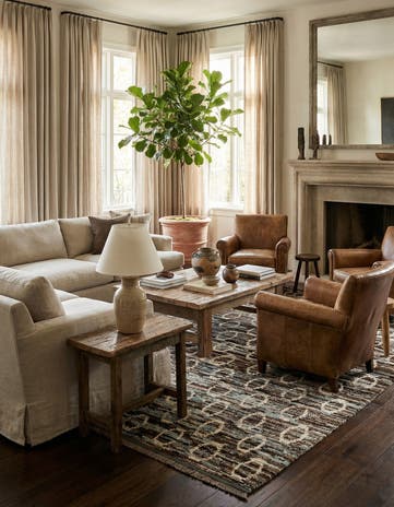 6' 8 x 10' 5 Hand Knotted Moroccan Wool Rug