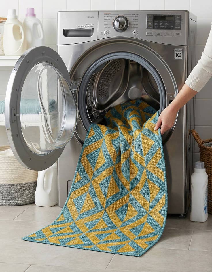 Detail image of 2' x 6'  Washable Jill Zarin Napa Indoor / Outdoor Runner Rug