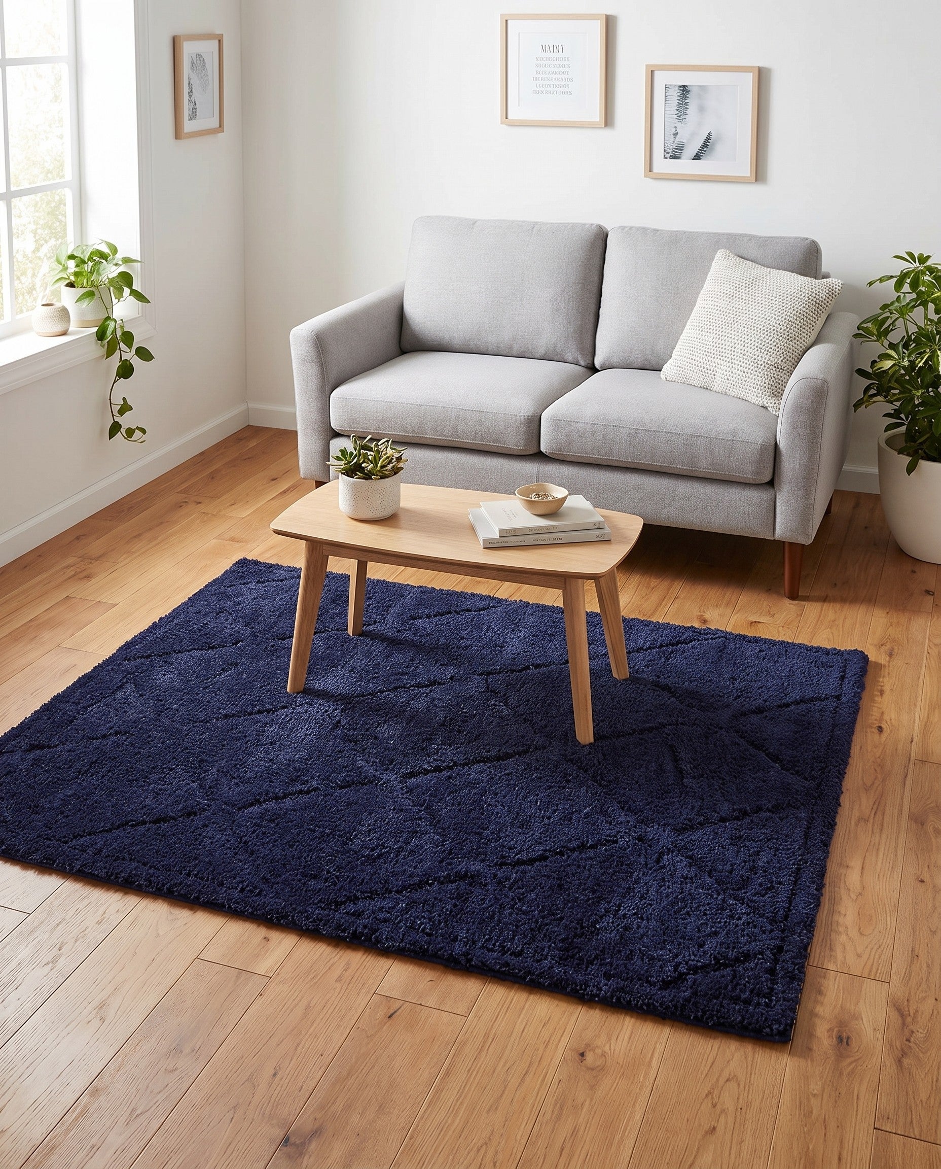 4' x 6' Trellis Shag Rug