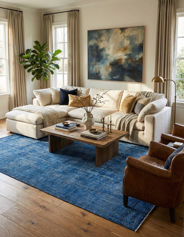 Detail image of  7' 9 x 10' 9  Hand Knotted Ultra Vintage Persian Wool Rug