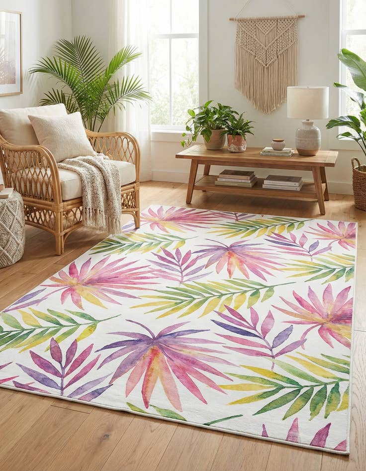 Detail image of 6' 1 x 9'  Washable Jill Zarin Caribbean Indoor / Outdoor Rug