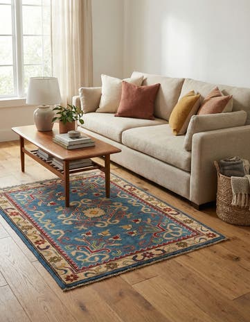 2' 10 x 4' Hand Knotted Kazak Rug