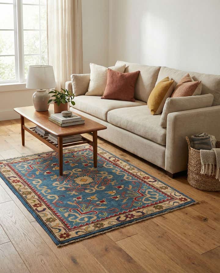 2' 10 x 4' Hand Knotted Kazak Rug