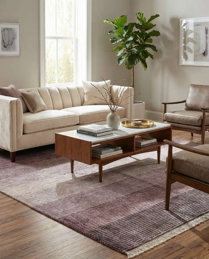 4' 11 x 6' 9 Hand Knotted Darya Wool Rug