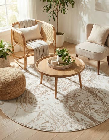 5' 3 x 5' 3 Laguna Round Rug