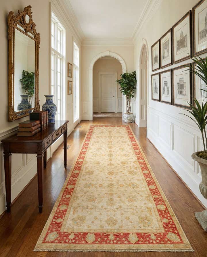 4' 9 x 13' 4 Kaizar Wool Runner Rug