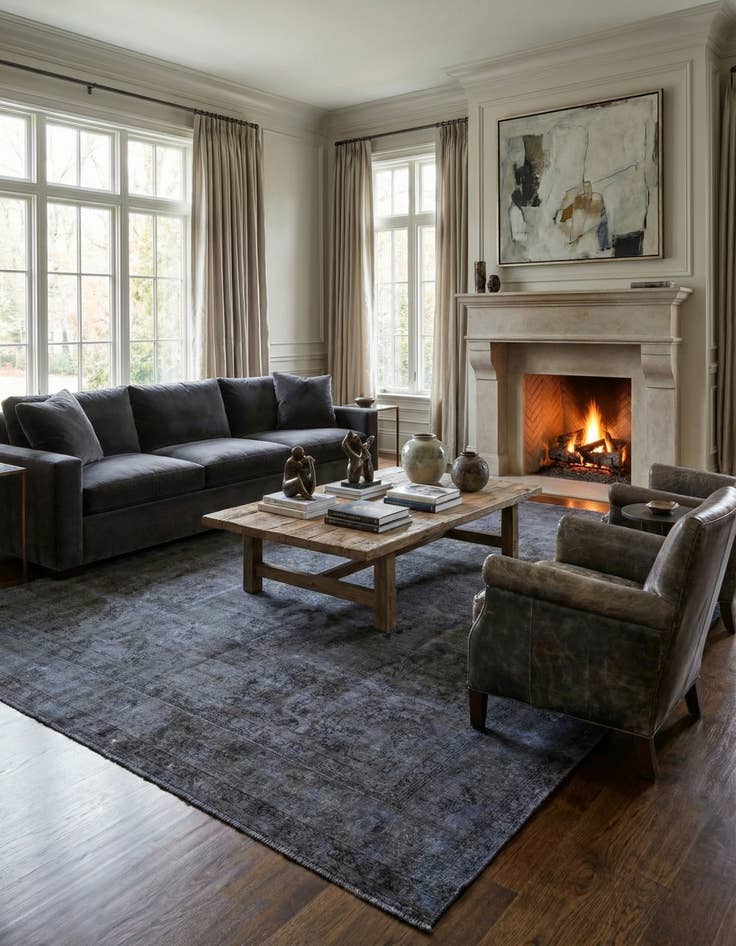 Detail image of 9' 5 x 12' 8  Hand Knotted Ultra Vintage Persian Wool Rug