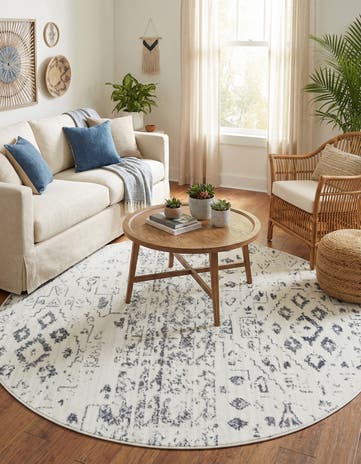 5' x 5' Vega Round Rug