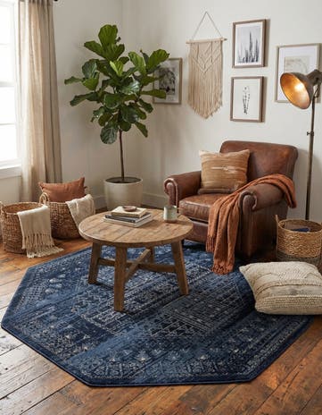 5' x 5' Kennedy Octagon Rug