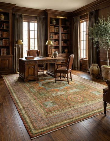 6' 11 x 9' 11 Amina Wool Rug