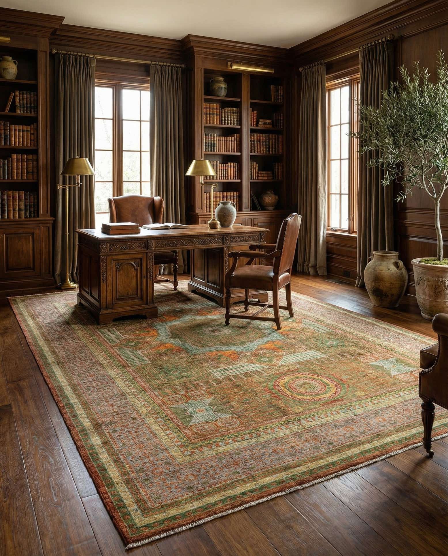 6' 11 x 9' 11 Amina Wool Rug