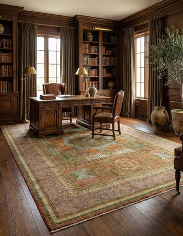 6' 11 x 9' 11 Amina Wool Rug