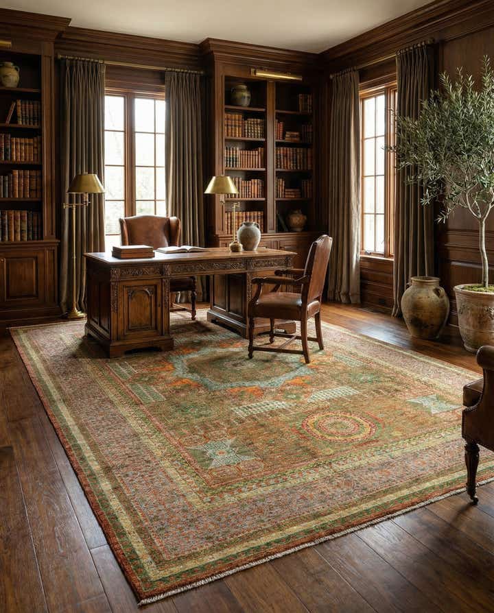 6' 11 x 9' 11 Amina Wool Rug