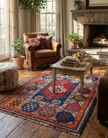 3' 9 x 5' 4 Hand Knotted Anatolian Wool Rug