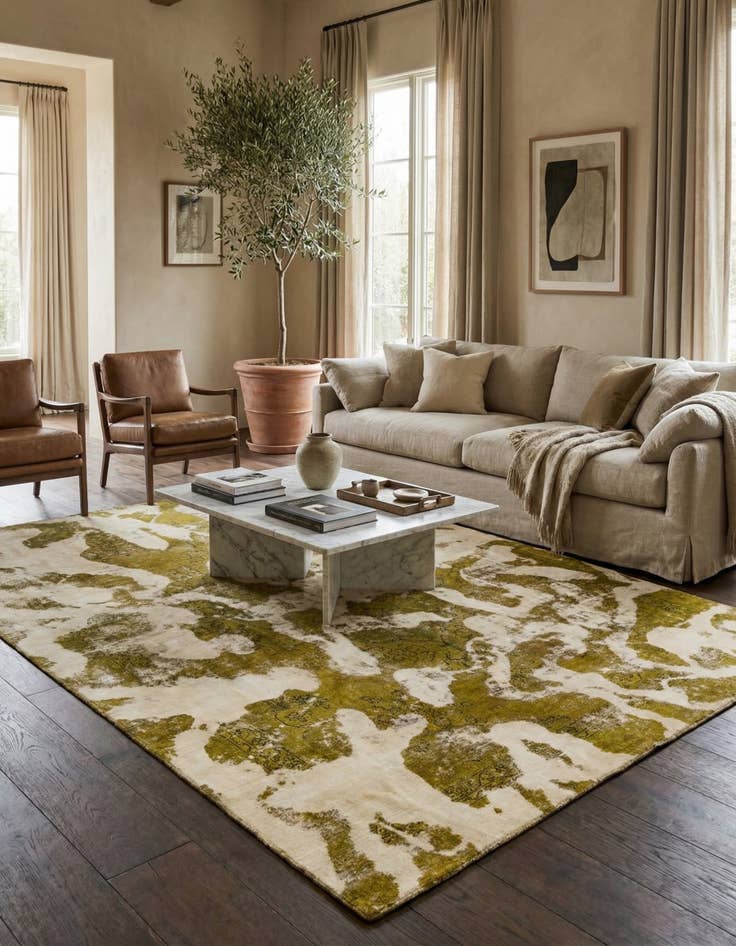 Detail image of 8' 7 x 11' 3  Hand Knotted Ultra Vintage Persian Wool Rug