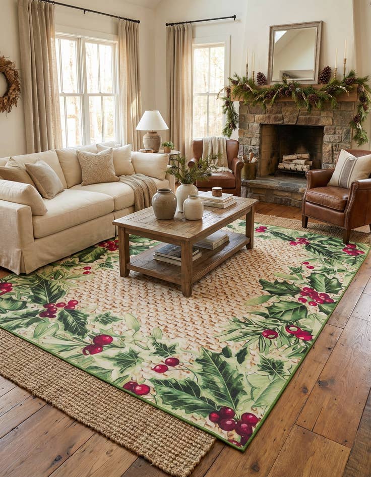 Detail image of 10' x 13'  Washable Jill Zarin Caribbean Indoor / Outdoor Rug