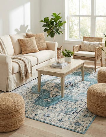 Turquoise Amulet Rug