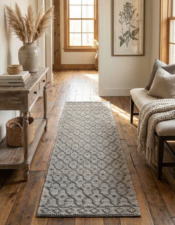 2' 7 x 13' 11 Hand Woven Larsa Jute Runner Rug
