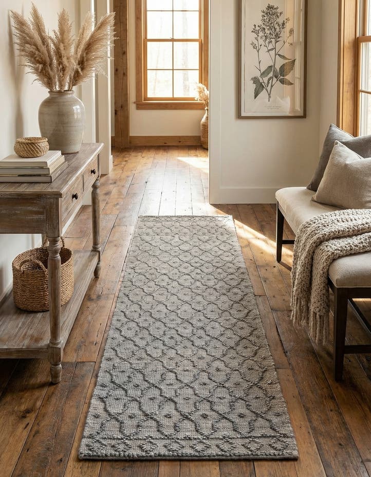 2' 7 x 13' 11 Hand Woven Larsa Jute Runner Rug
