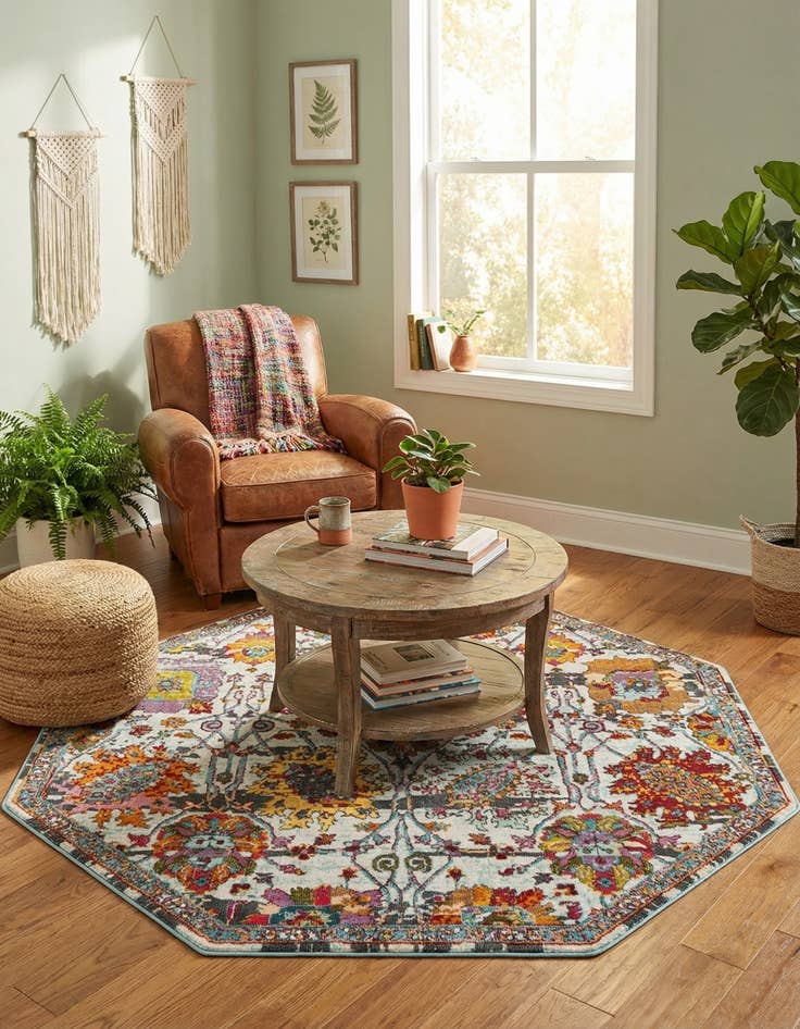 Detail image of  6' x 6' Paragon Octagon Rug