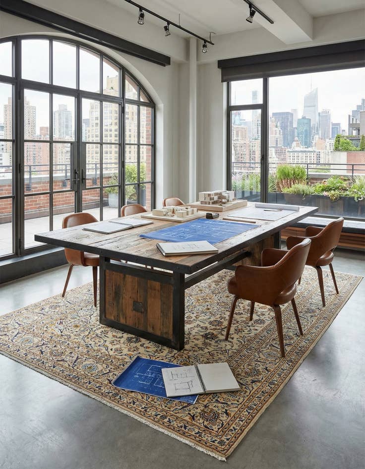 Detail image of  8' 2 x 11' 4 Kashan Rug